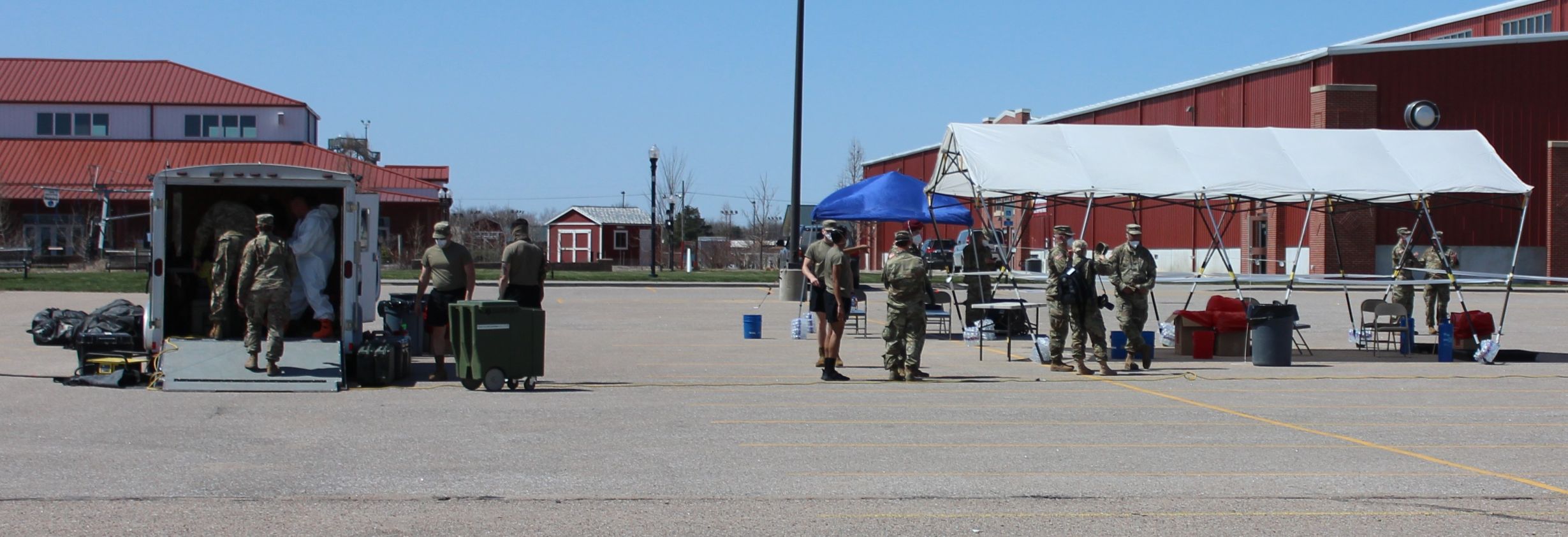 National Guard at Fonner Park